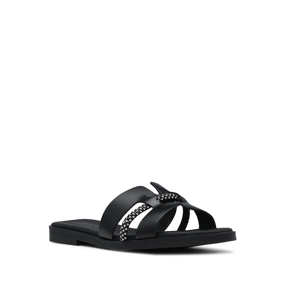 Chinelo Casual Mulher Pele Preto - Image 3
