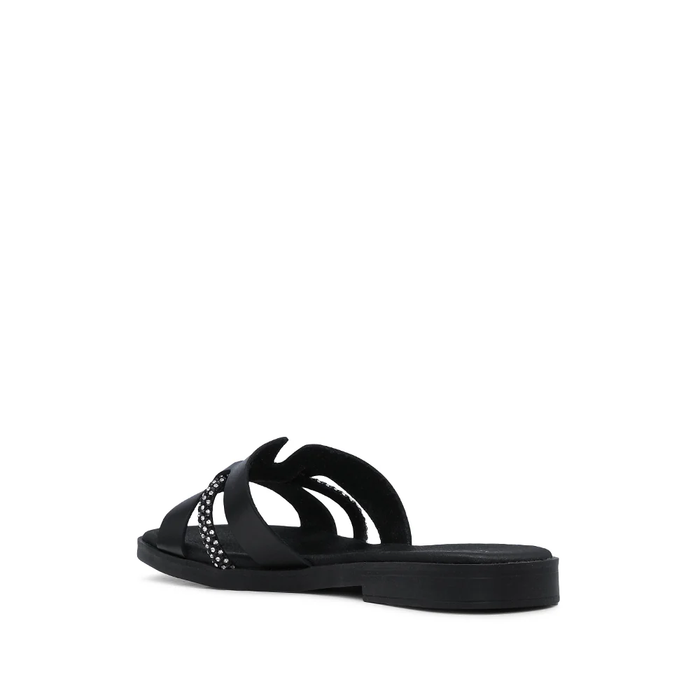 Chinelo Casual Mulher Pele Preto - Image 4