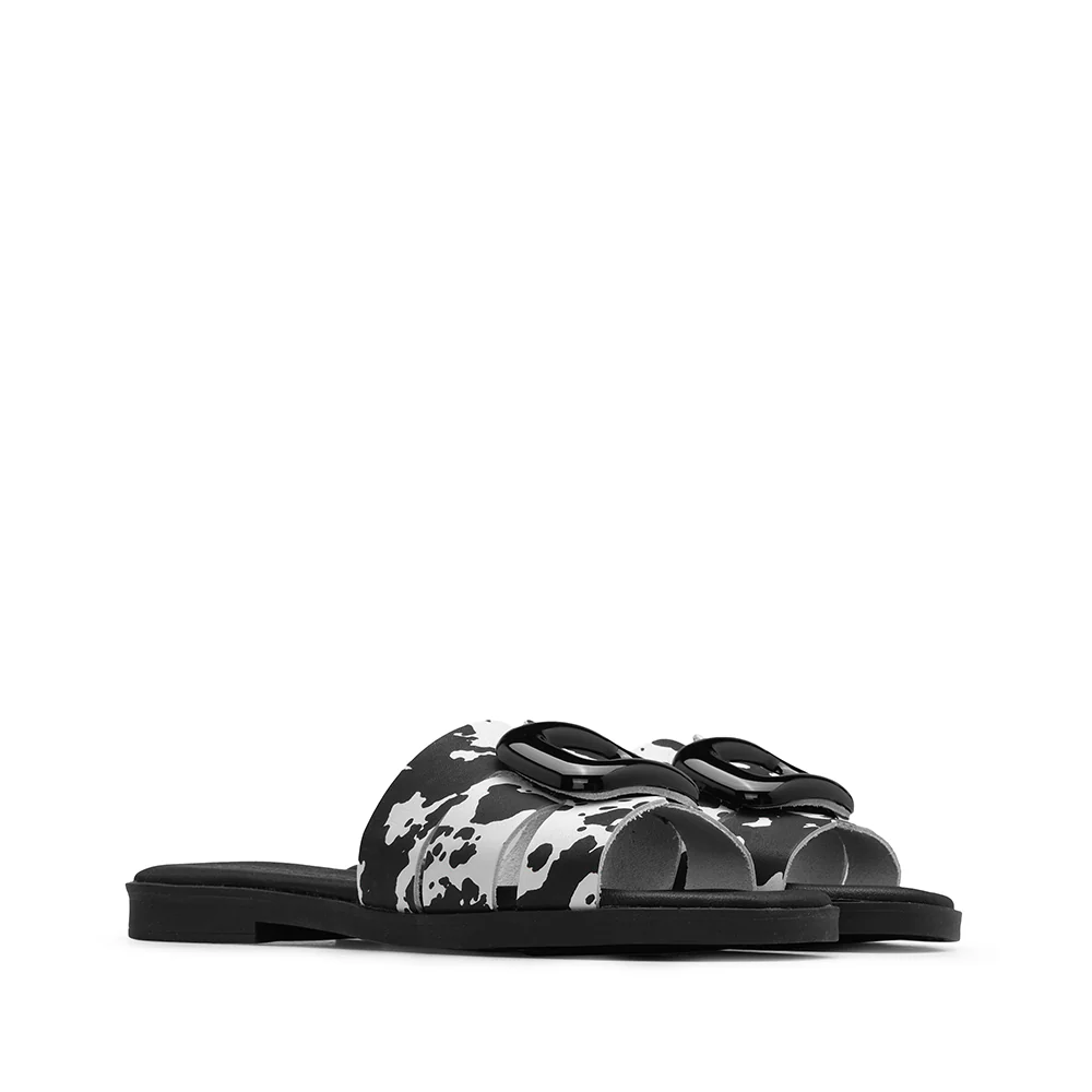 Chinelo Casual Mulher Pele Preto - Image 2