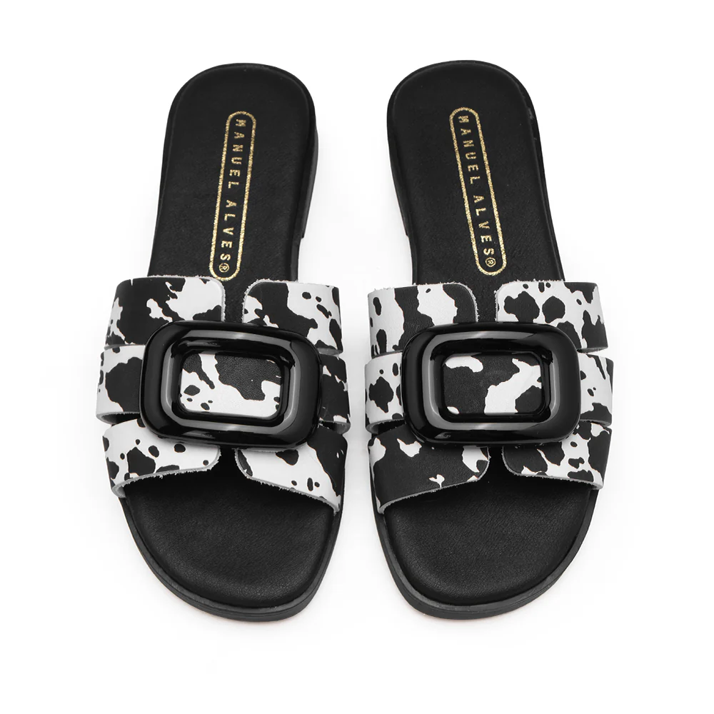 Chinelo Casual Mulher Pele Preto - Image 5