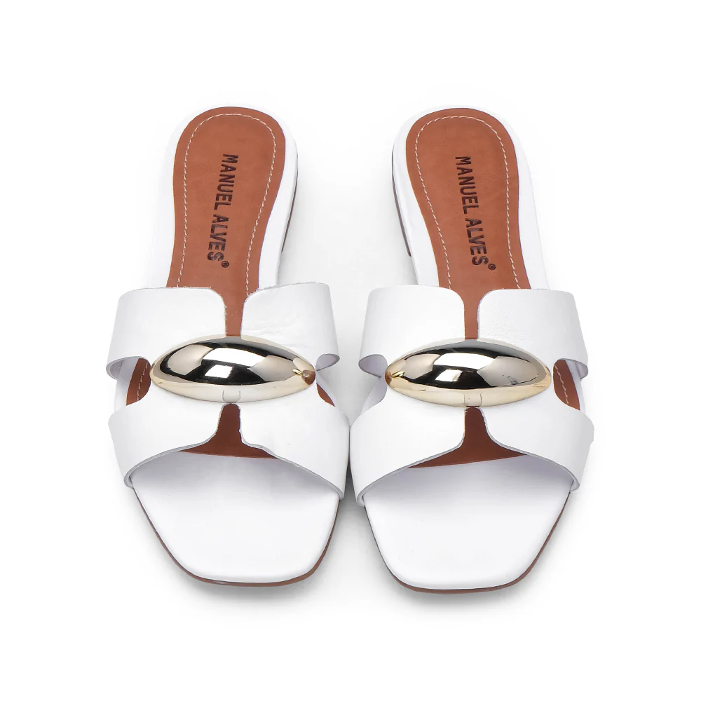Chinelo Casual Mulher Pele Branco - Image 6