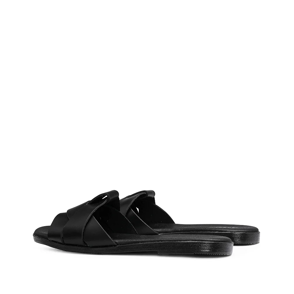 Chinelo Casual Mulher Pele Preto - Image 4