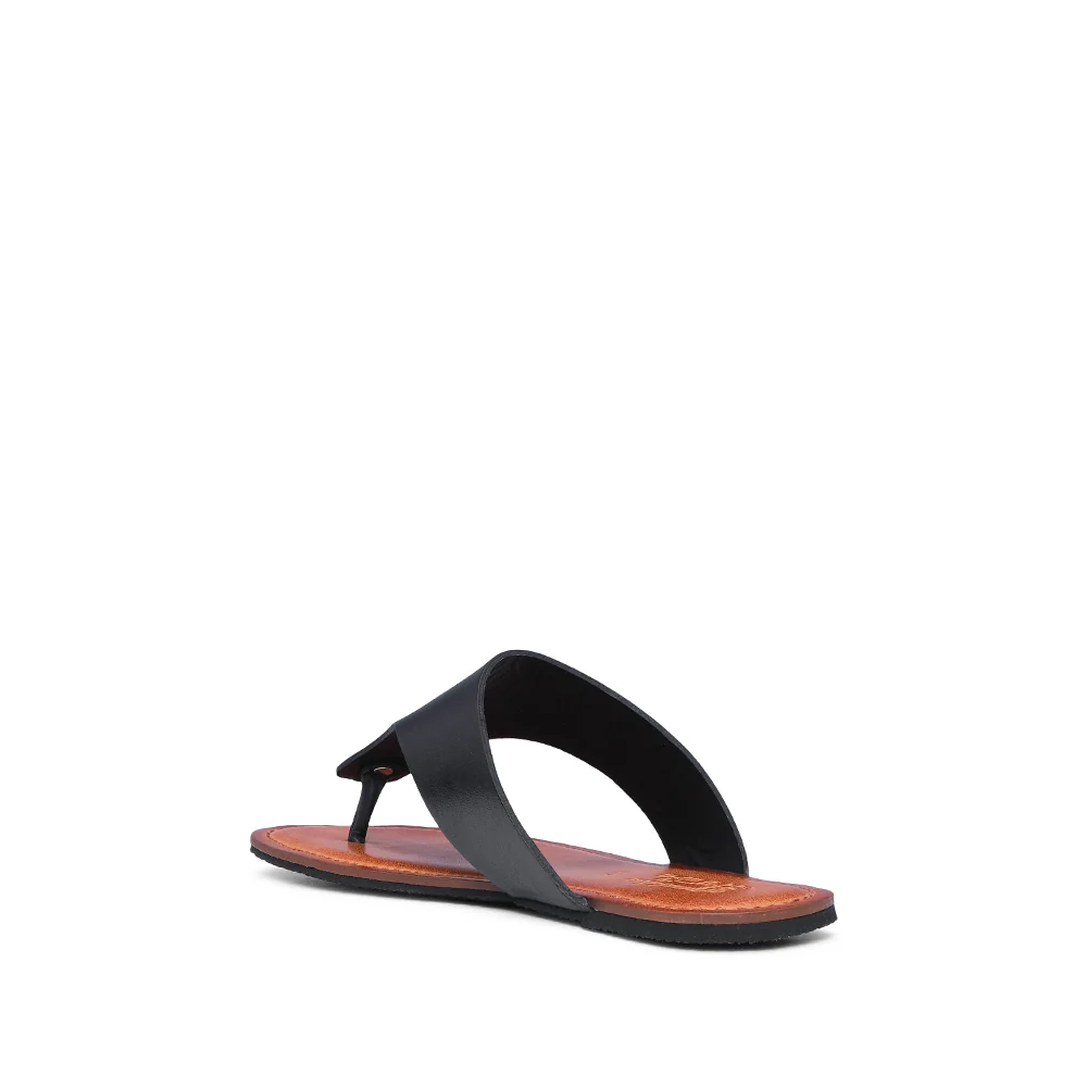 Chinelo Casual Mulher Pele Preto - Image 4