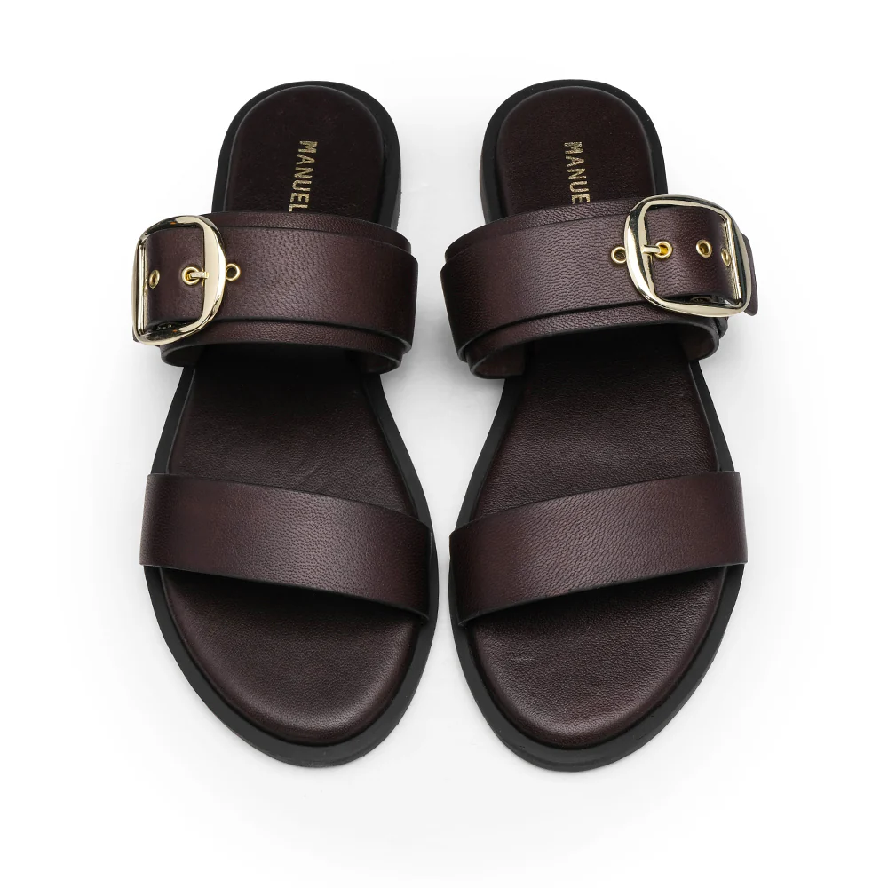 Chinelo Casual Mulher Pele Castanho - Image 5