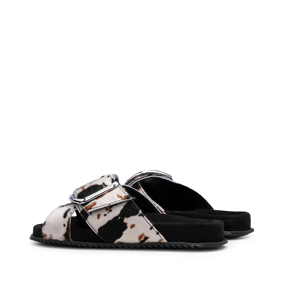 Chinelo Casual Mulher Pele Sintética Preto - Image 4