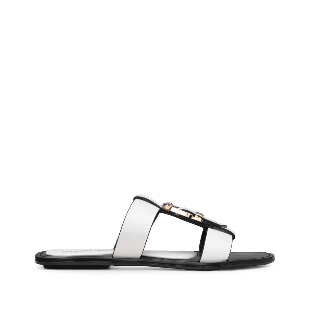 Chinelo Casual Mulher Branco - Image 2