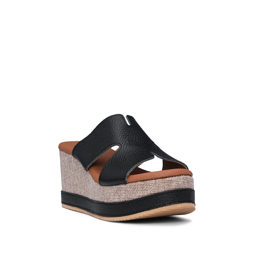 Chinelo Salto Cunha Mulher Pele Preto - Image 3
