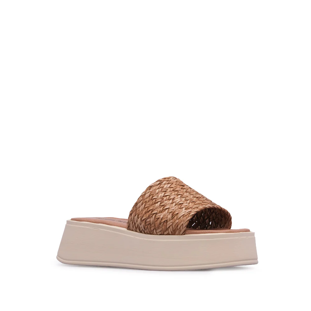 Chinelo Salto Cunha Mulher Pele Taupe - Image 3