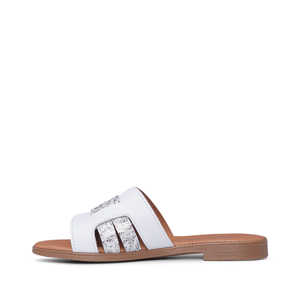 Chinelo Salto Raso Mulher Pele Branco - Image 2