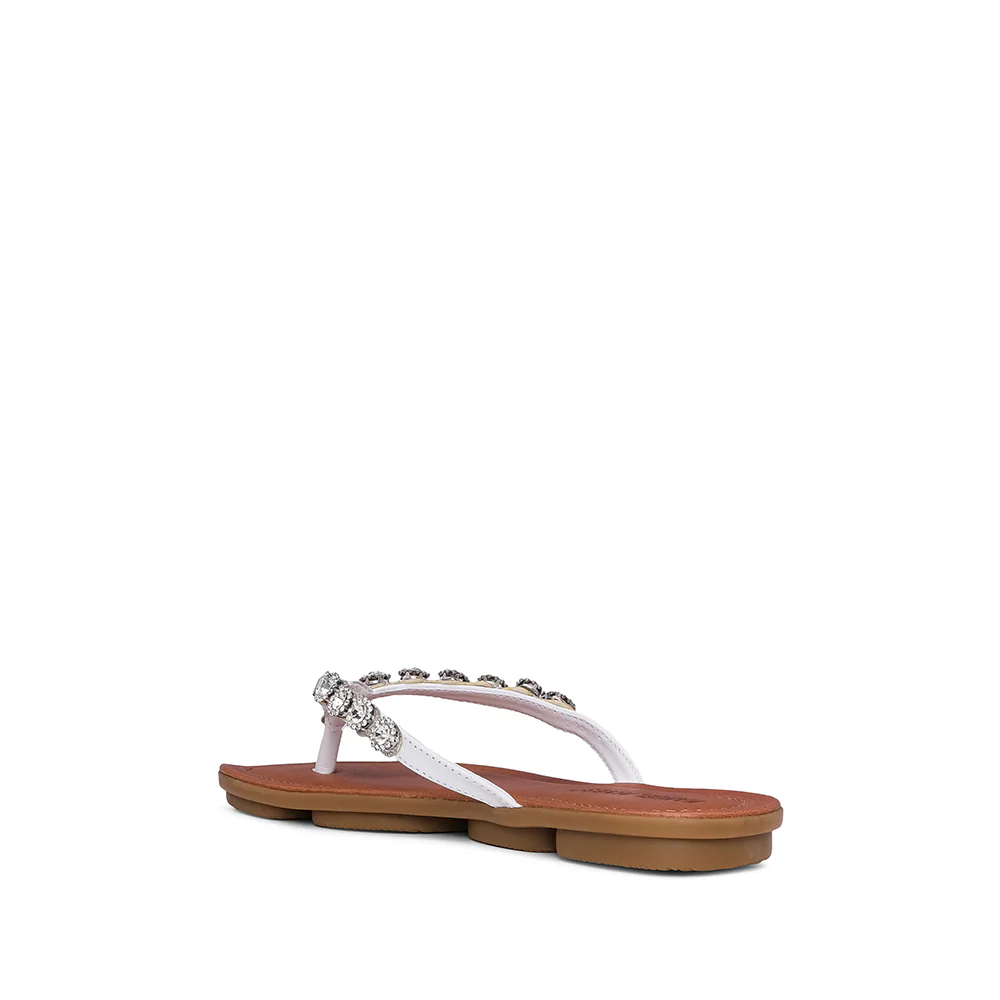 Chinelo Salto Raso Mulher Pele Branco - Image 4