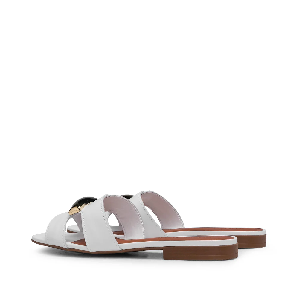 Chinelo Salto Raso Mulher Pele Branco - Image 3