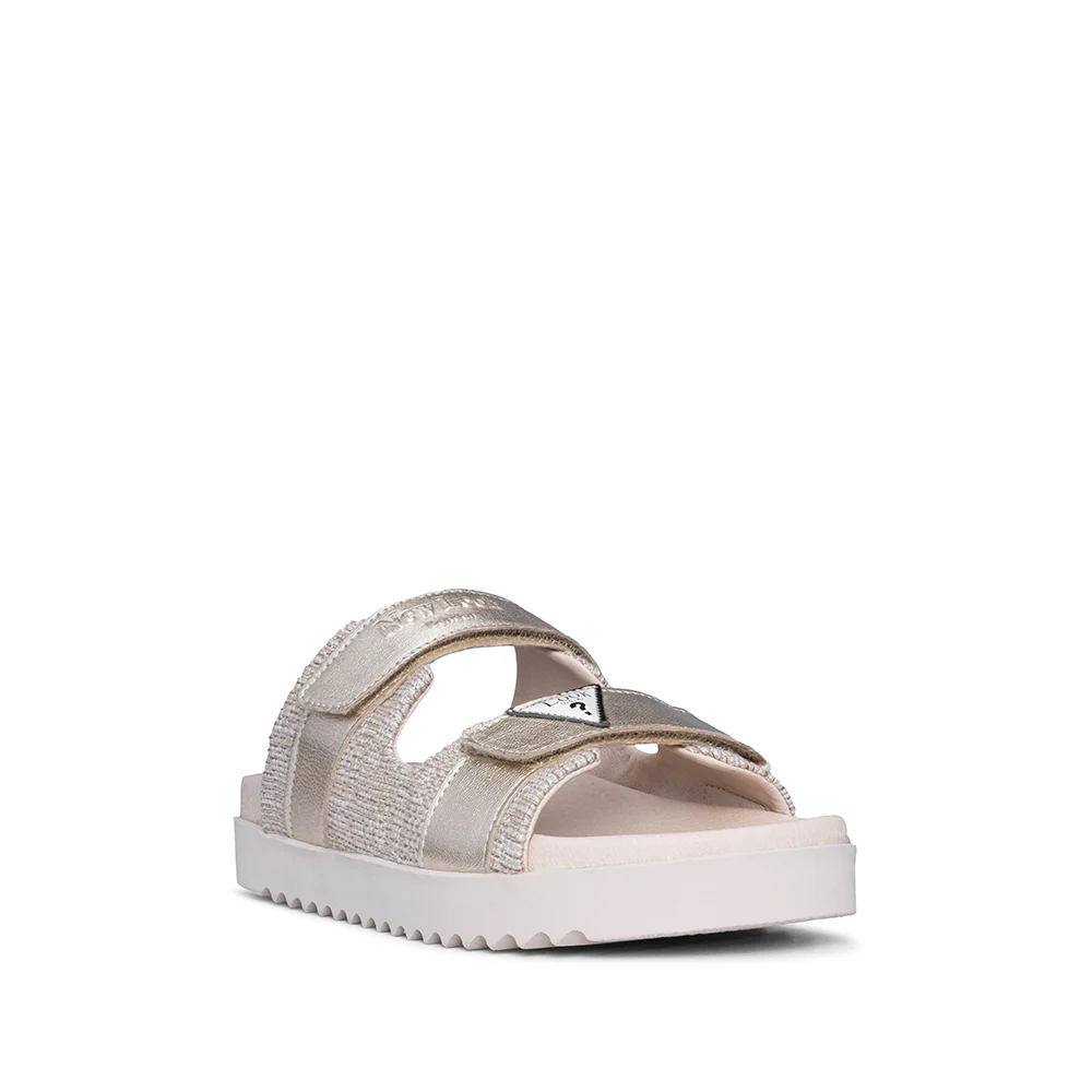 Chinelo Salto Raso Mulher Pele Bege - Image 3