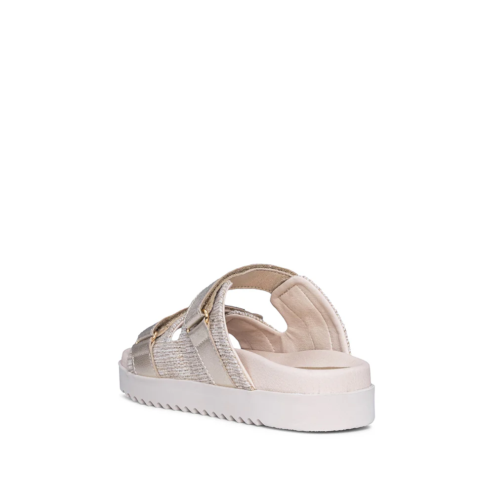 Chinelo Salto Raso Mulher Pele Bege - Image 4