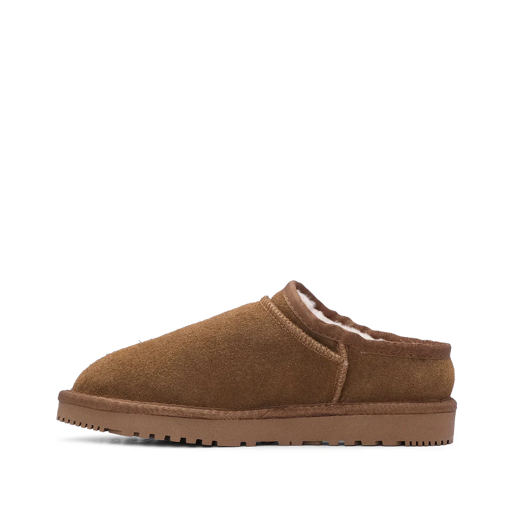 Pantufa Casual Mulher Camurça Camel - Image 2