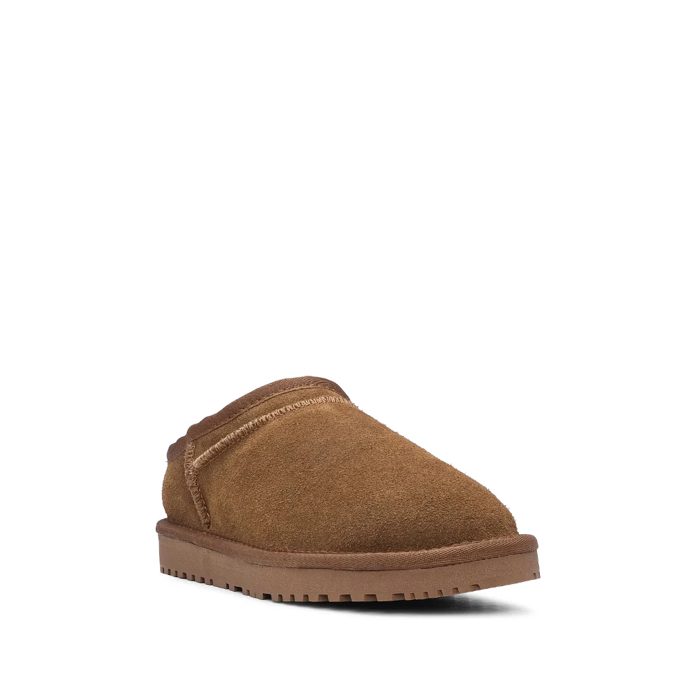 Pantufa Casual Mulher Camurça Camel - Image 3