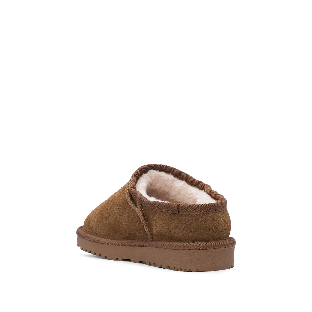 Pantufa Casual Mulher Camurça Camel - Image 4