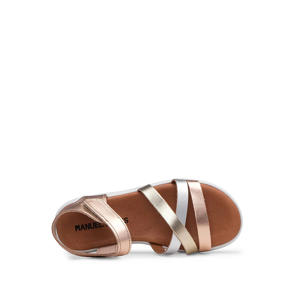 Sandália Casual Criança Metalizado Multicolor - Image 4