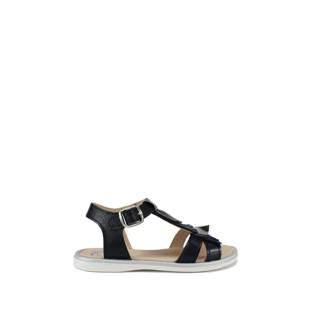 Sandália Casual Criança Pele Azul