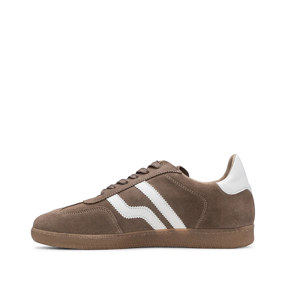 Sapatilha Casual Homem Camurça Taupe - Image 2