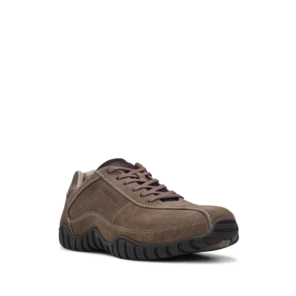 Sapatilha Casual Homem Camurça Taupe - Image 3