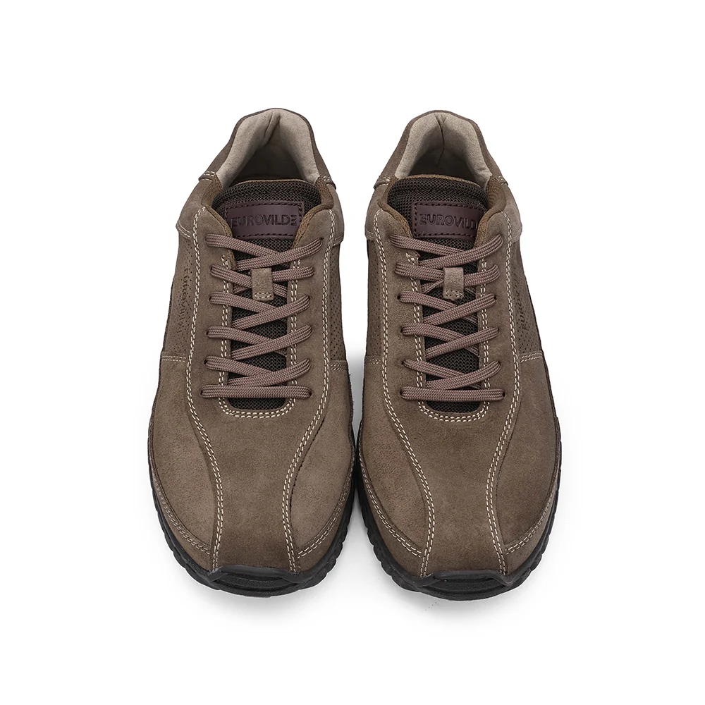 Sapatilha Casual Homem Camurça Taupe - Image 6