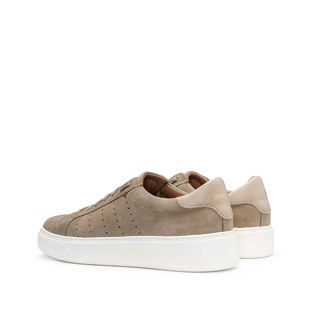 Sapatilha Casual Homem Camurça Taupe - Image 3