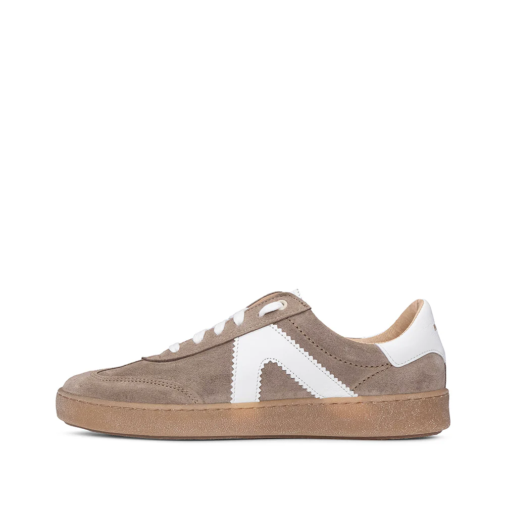 Sapatilha Casual Homem Camurça Taupe - Image 2