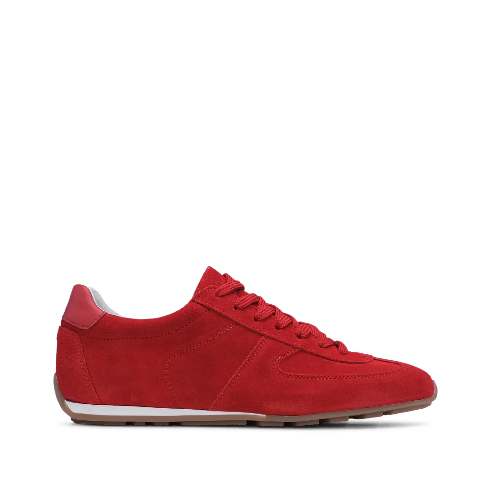 Sapatilha Casual Mulher Camurça Vermelho