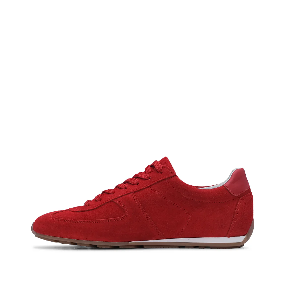 Sapatilha Casual Mulher Camurça Vermelho - Image 2