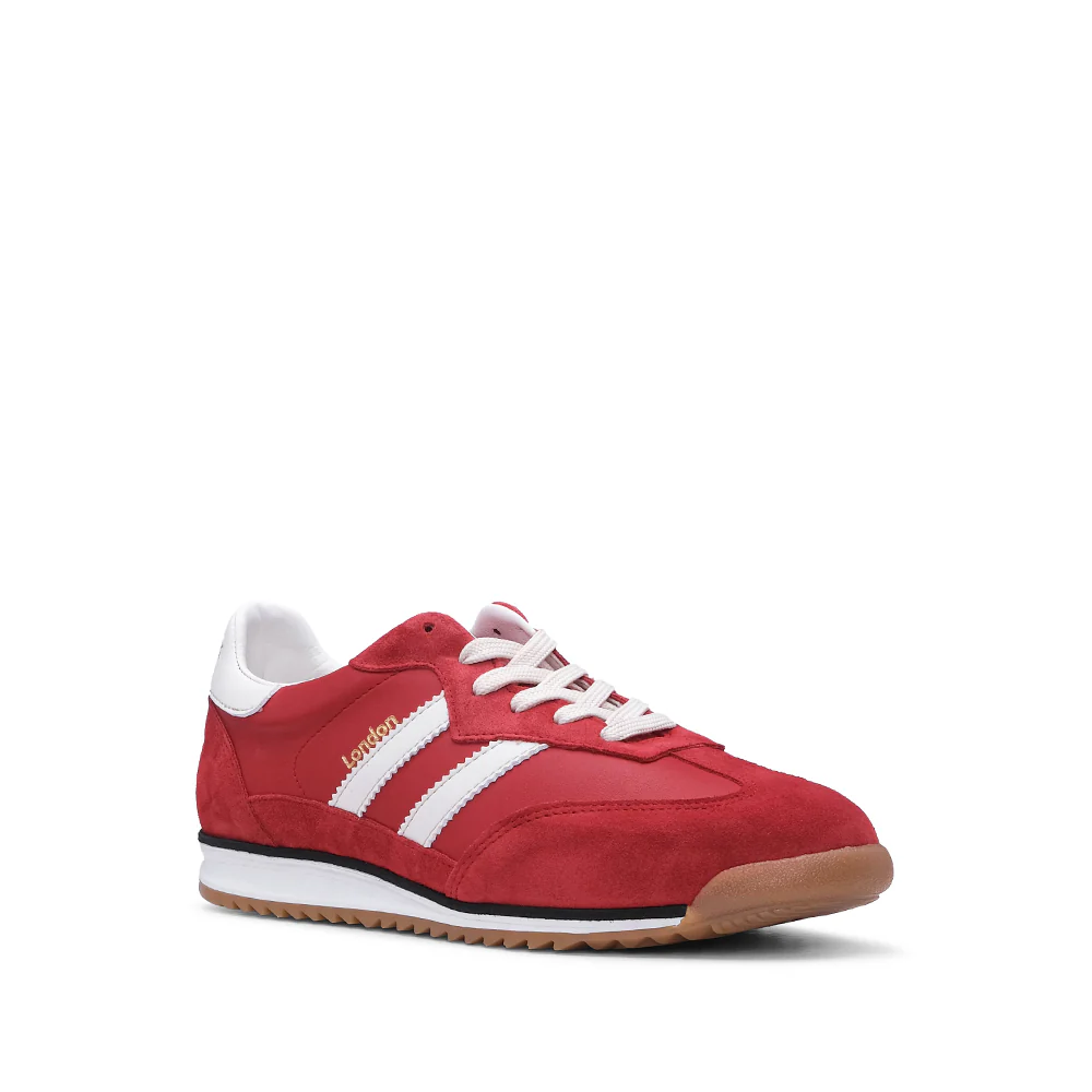 Sapatilha Casual Mulher Camurça Vermelho - Image 3
