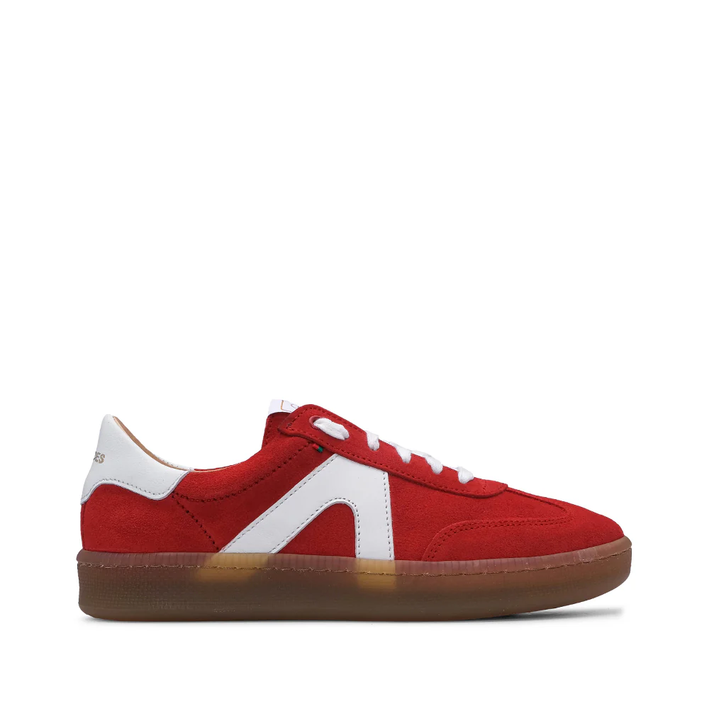 Sapatilha Casual Mulher Camurça Vermelho