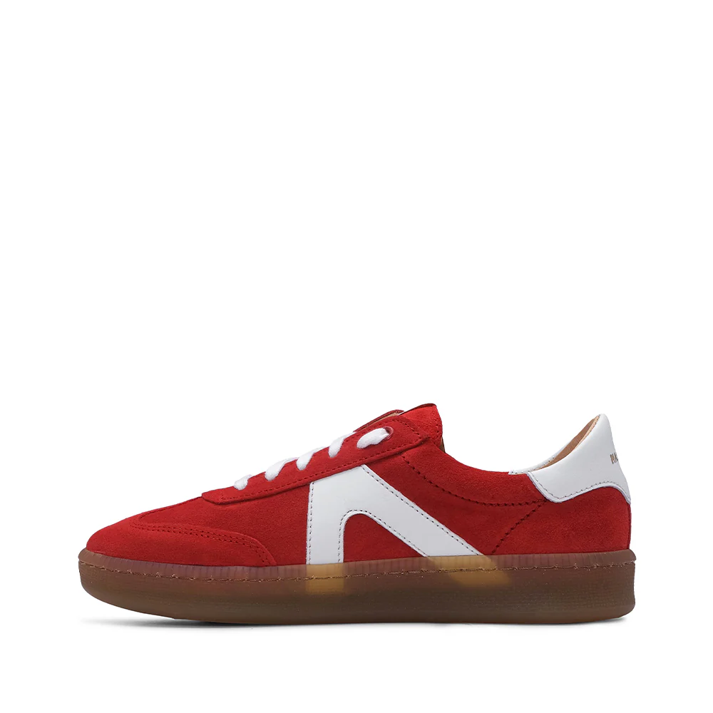Sapatilha Casual Mulher Camurça Vermelho - Image 2