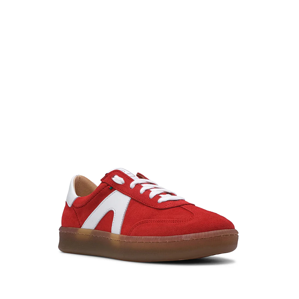 Sapatilha Casual Mulher Camurça Vermelho - Image 3