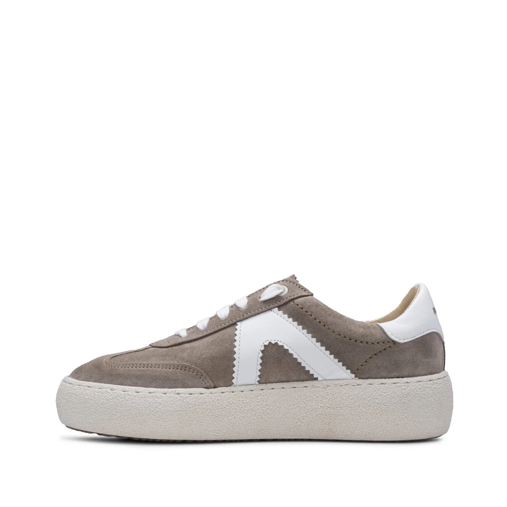 Sapatilha Casual Mulher Camurça Taupe - Image 2