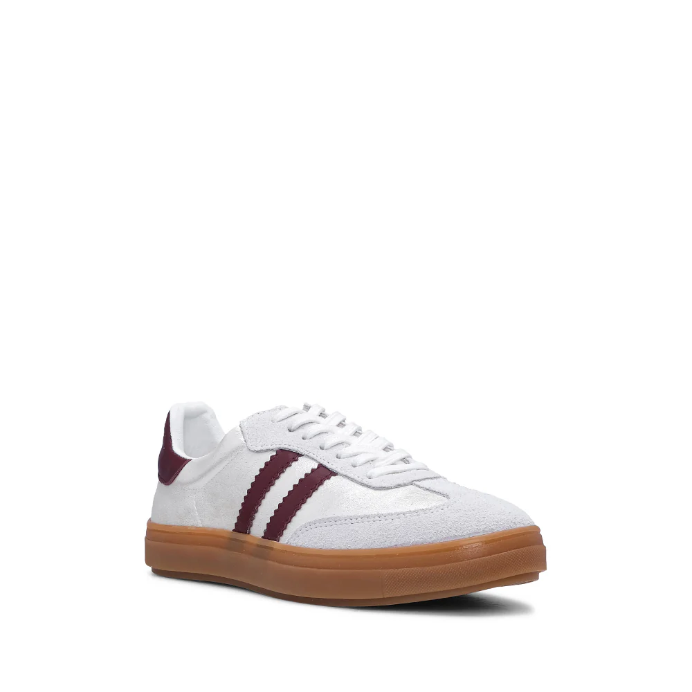 Sapatilha Casual Mulher Metalizado Bordeaux - Image 3