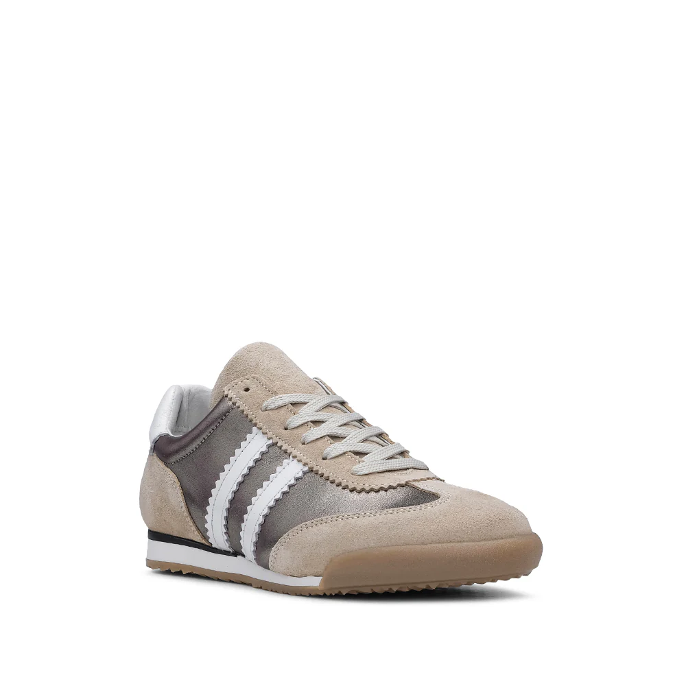 Sapatilha Casual Mulher Metalizado Bronze - Image 3