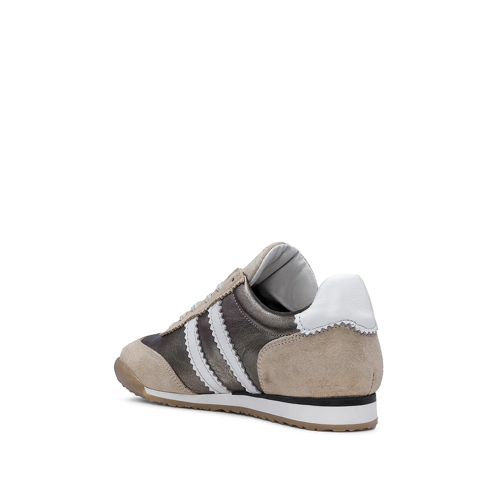 Sapatilha Casual Mulher Metalizado Bronze - Image 4