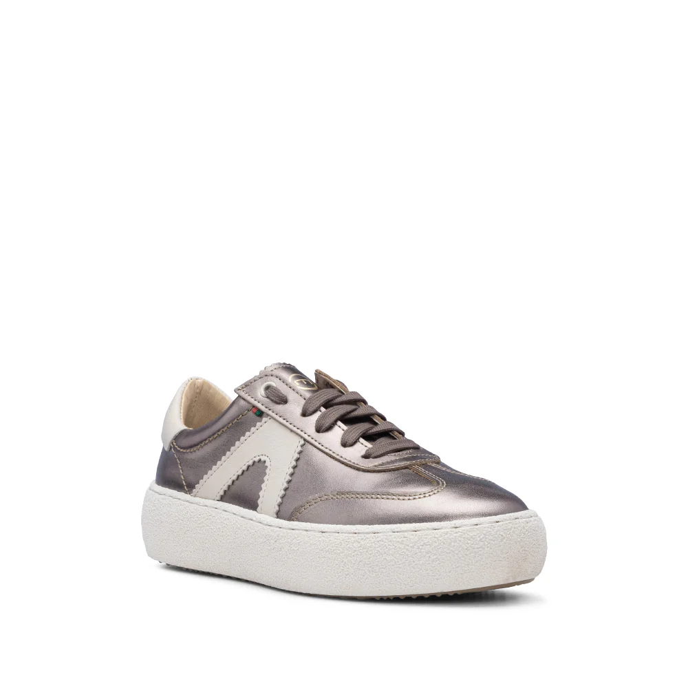 Sapatilha Casual Mulher Metalizado Bronze - Image 3