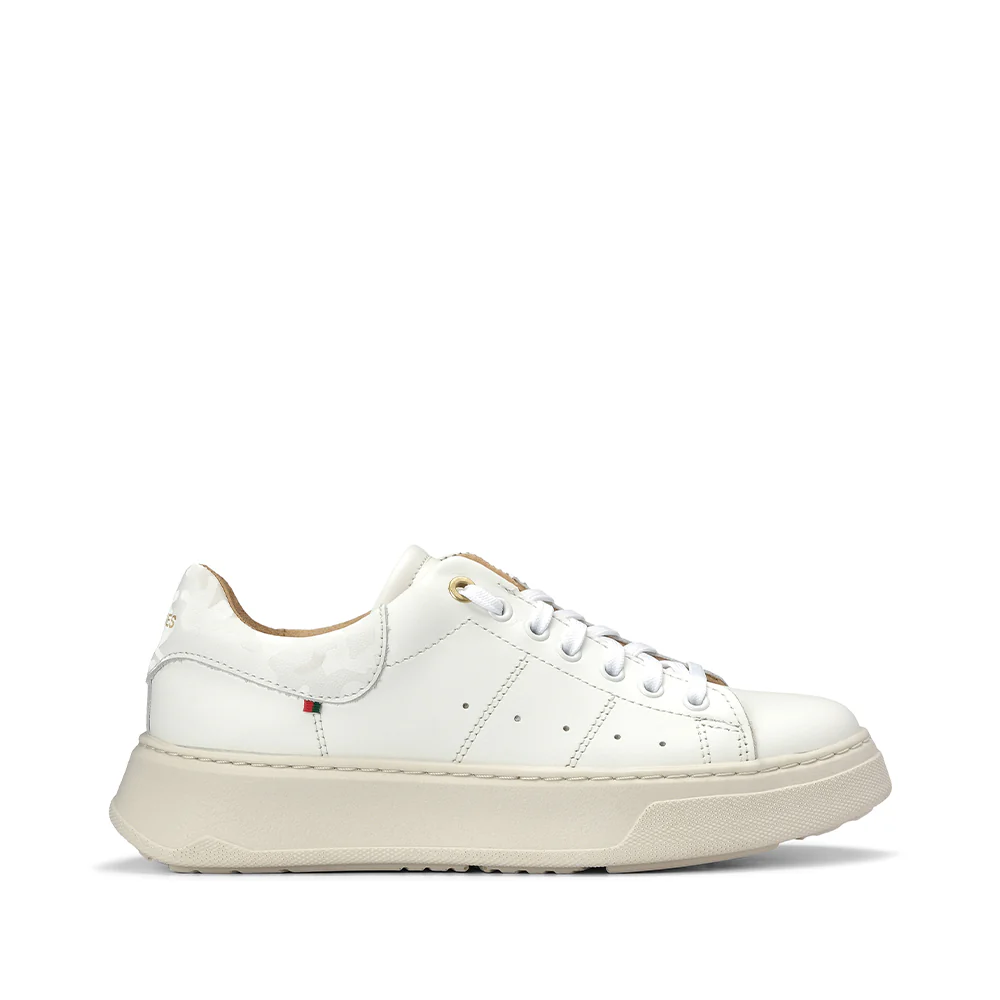 Sapatilha Casual Mulher Pele Branco