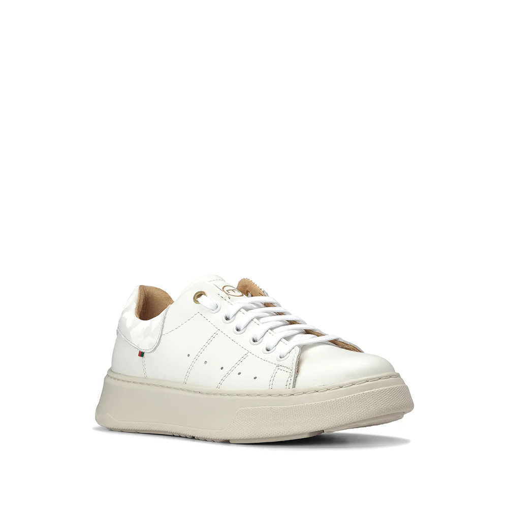 Sapatilha Casual Mulher Pele Branco - Image 3