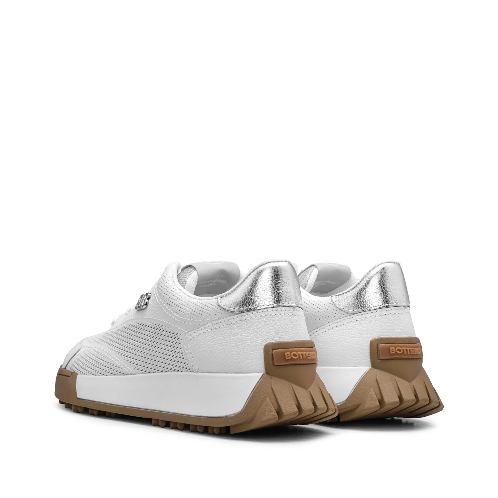 Sapatilha Casual Mulher Pele Branco - Image 3