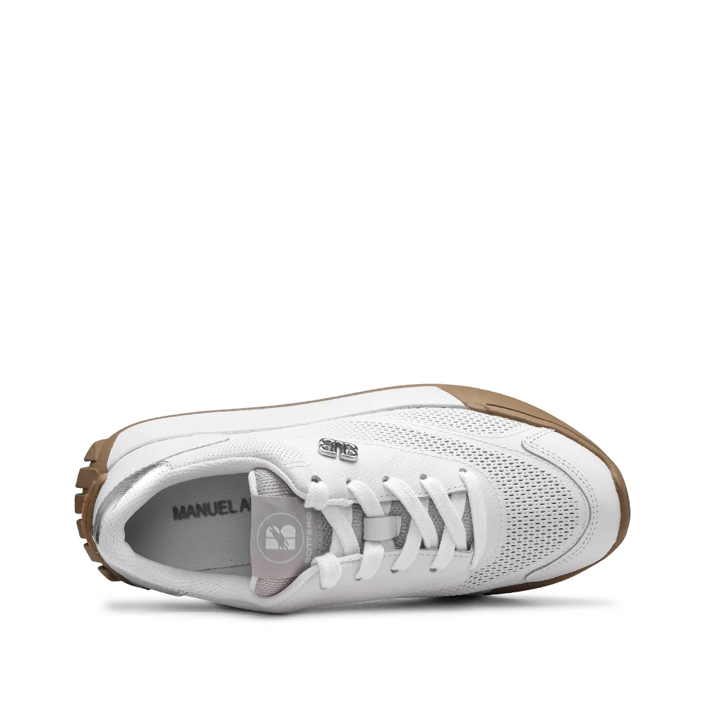 Sapatilha Casual Mulher Pele Branco - Image 4