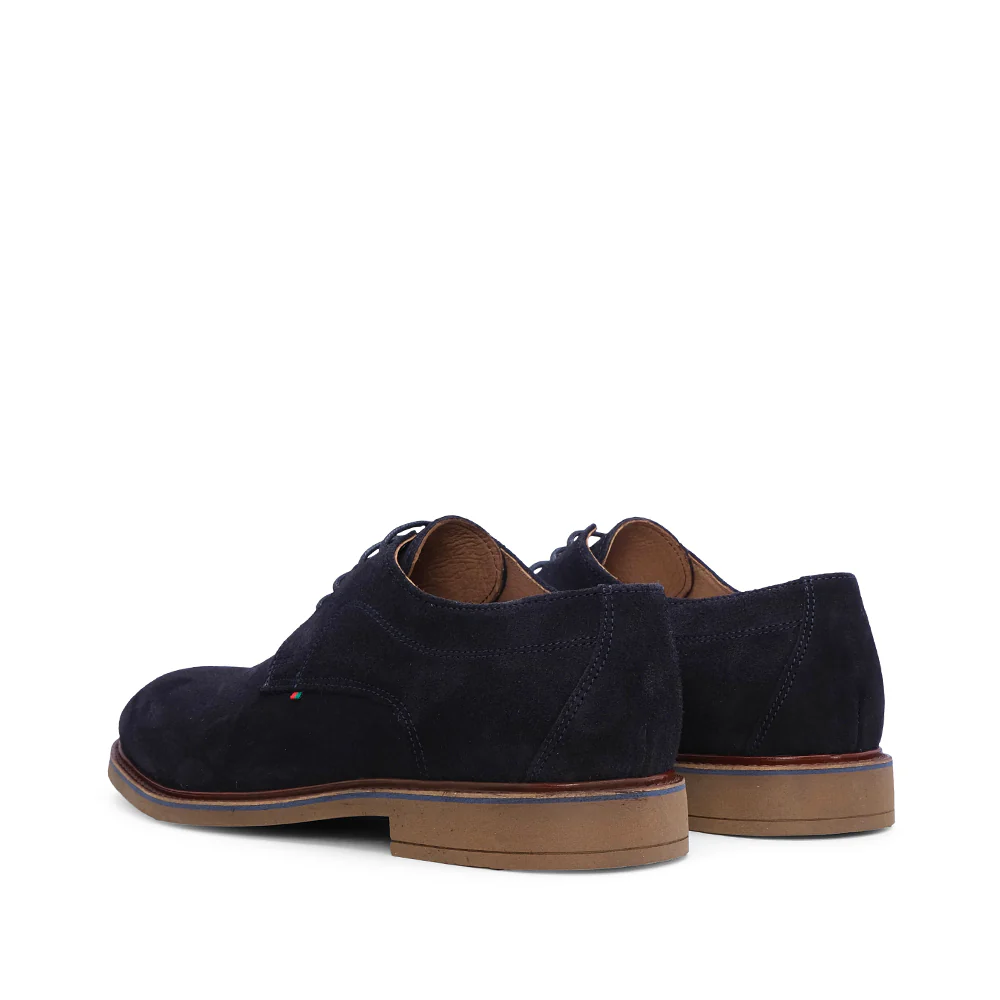 Sapato Casual Homem Camurça Azul - Image 3