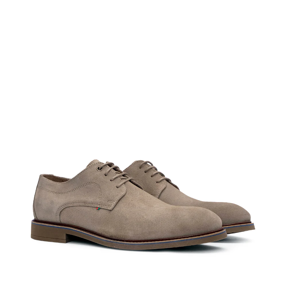 Sapato Casual Homem Camurça Taupe - Image 2