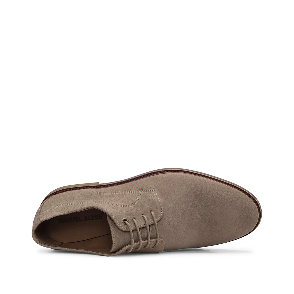 Sapato Casual Homem Camurça Taupe - Image 4