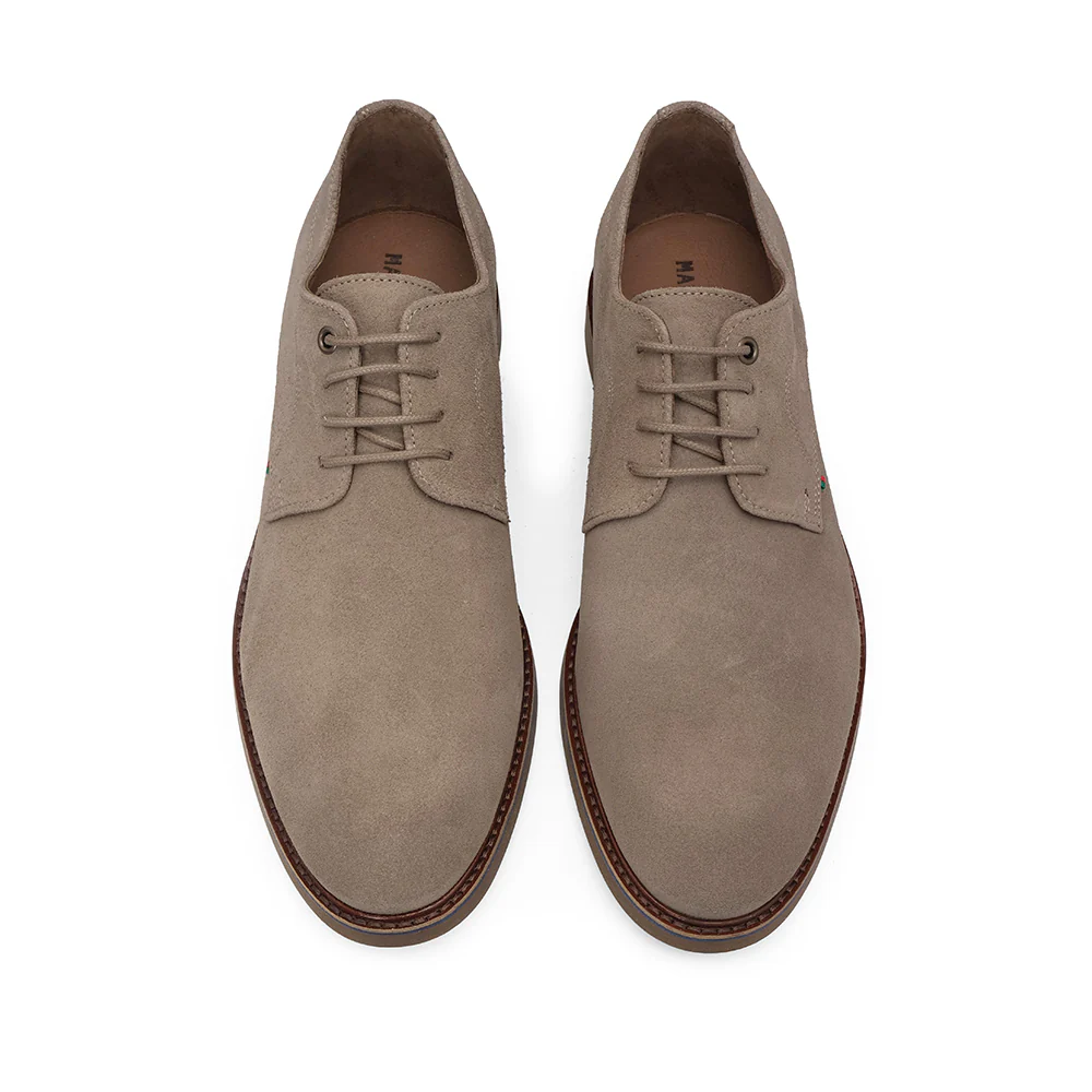 Sapato Casual Homem Camurça Taupe - Image 5