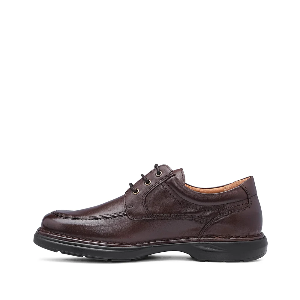 Sapato Casual Homem Pele Castanho - Image 2