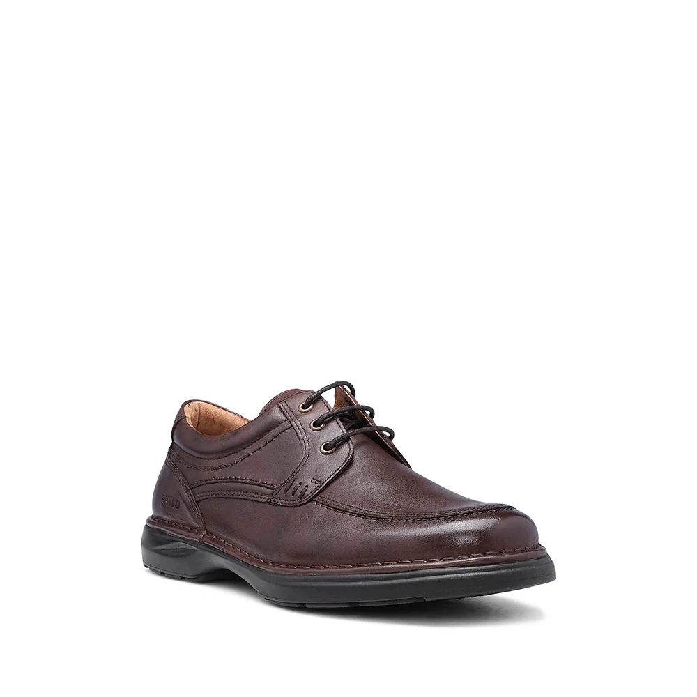 Sapato Casual Homem Pele Castanho - Image 3
