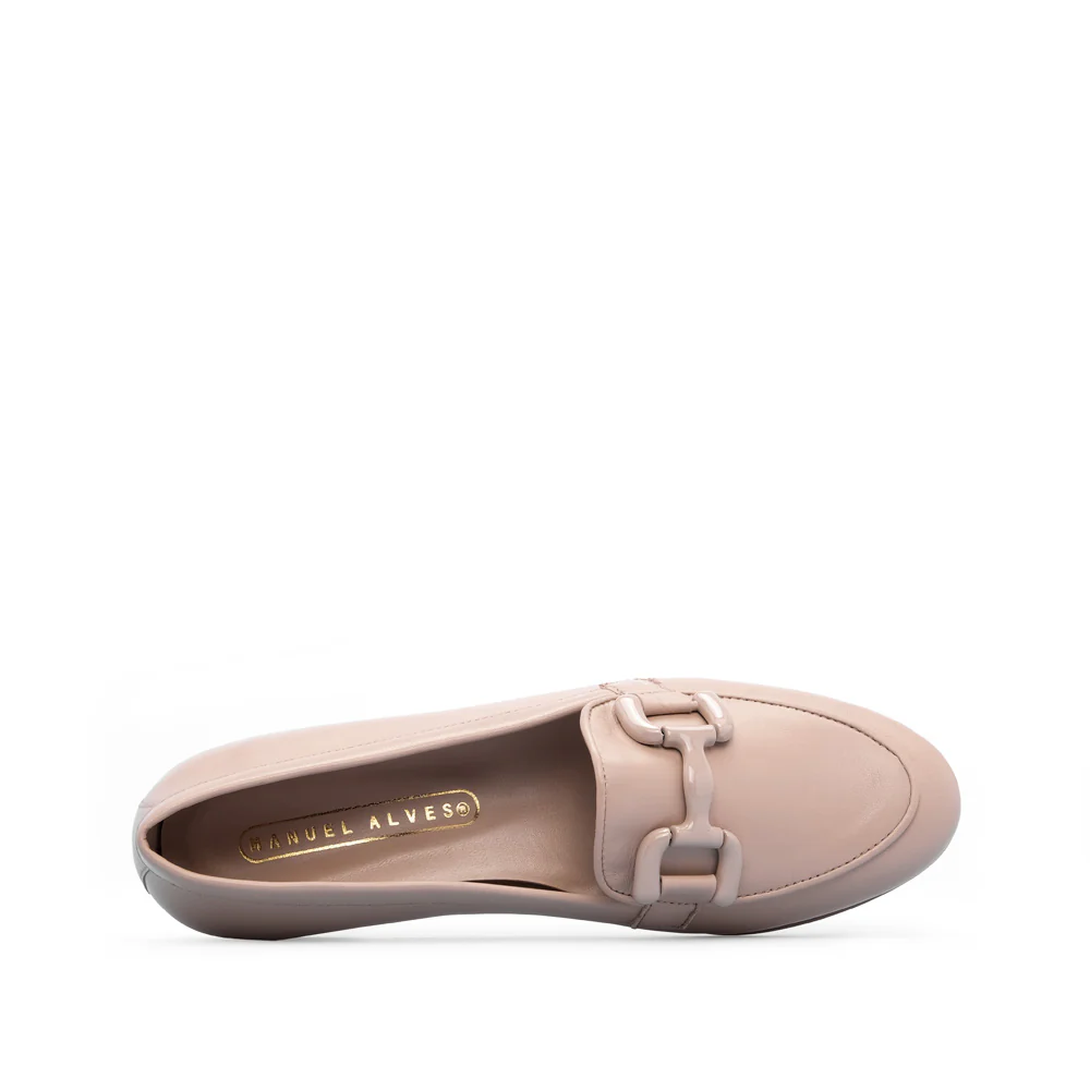 Sapato Casual Mulher Pele Bege - Image 3