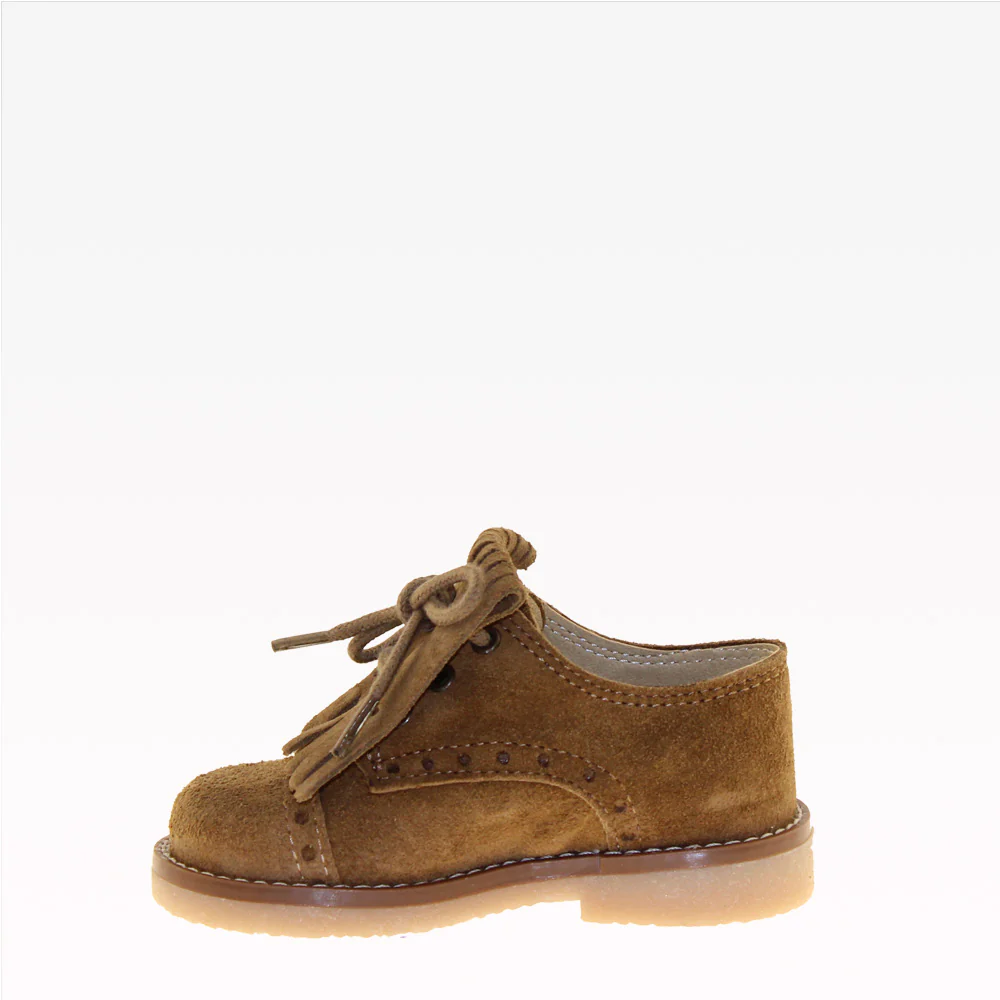 Sapato Clássico Criança Camurça Taupe - Image 2